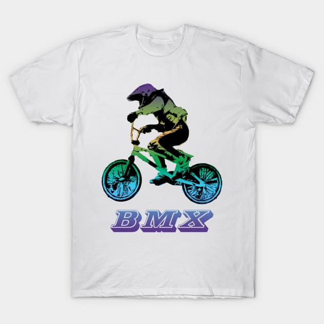 bmx T-Shirt by rickylabellevie